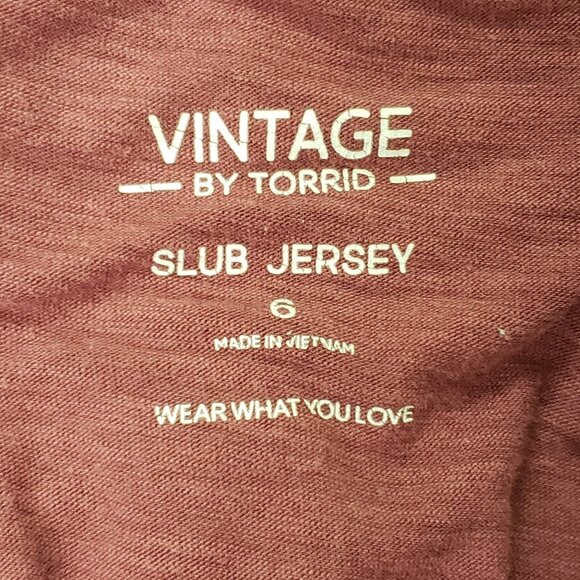 Torrid Womens Sleeveless Eyelet Babydoll Top Size 6X Red Boho Stretch Island - Picture 3 of 9